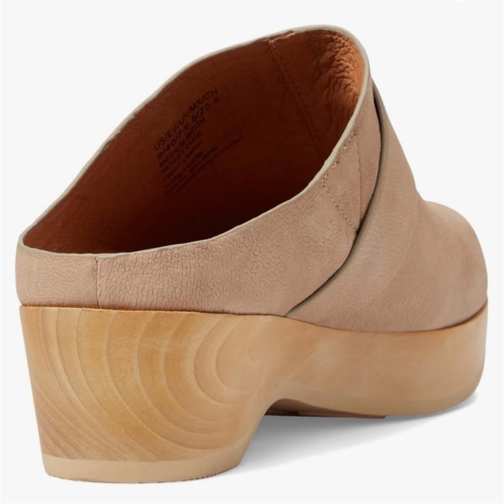 Kenneth Cole Gentle Souls Women's Henley Clog Leather Suede Rubber Size 8.5 NEW